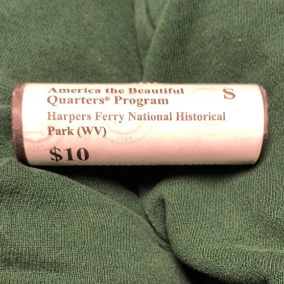 Uncirculated roll of quarters WV Harper's fery - Picture 7 of 7